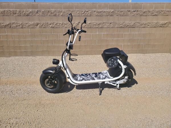 Black Amp'd Phatty G3 Electric Scooter